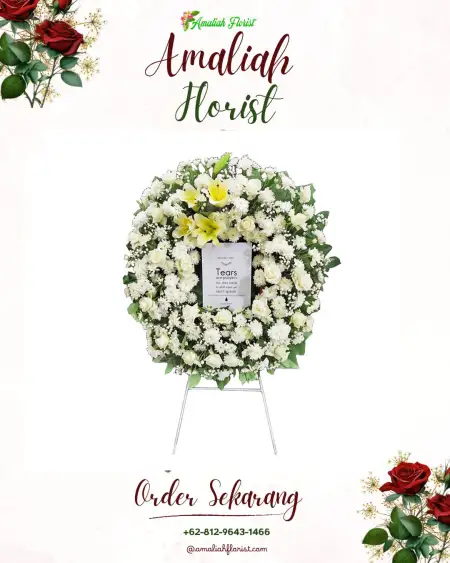 Krans Bunga Duka Halim Perdana Kusuma